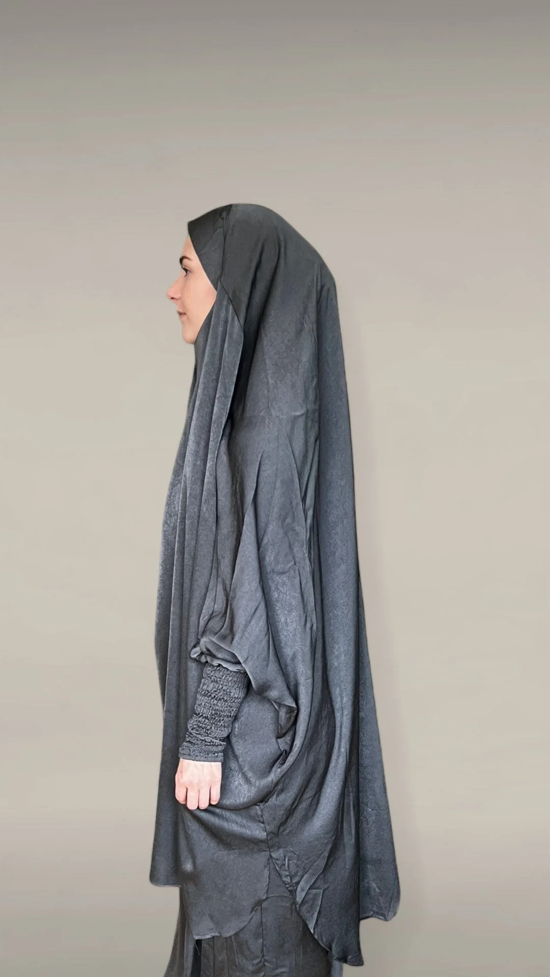Diamond Jilbab 2-delt (Slate) - Image 2