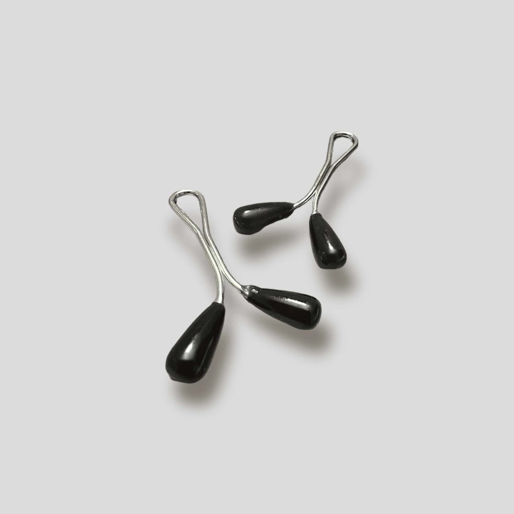 2 stk Hijab V-pins (Sort) - Image 2