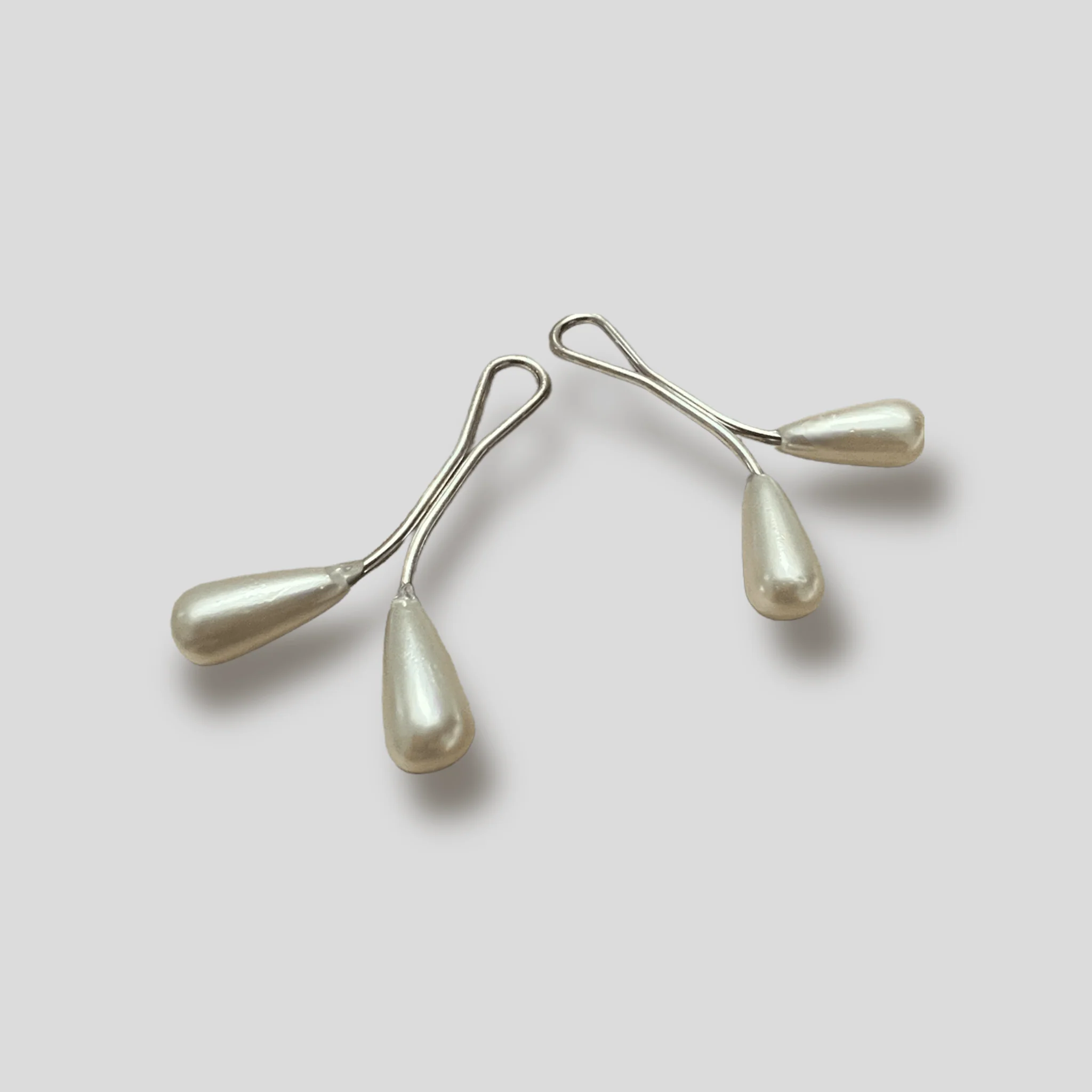2 stk Hijab V-pins (Pearl) - Image 2