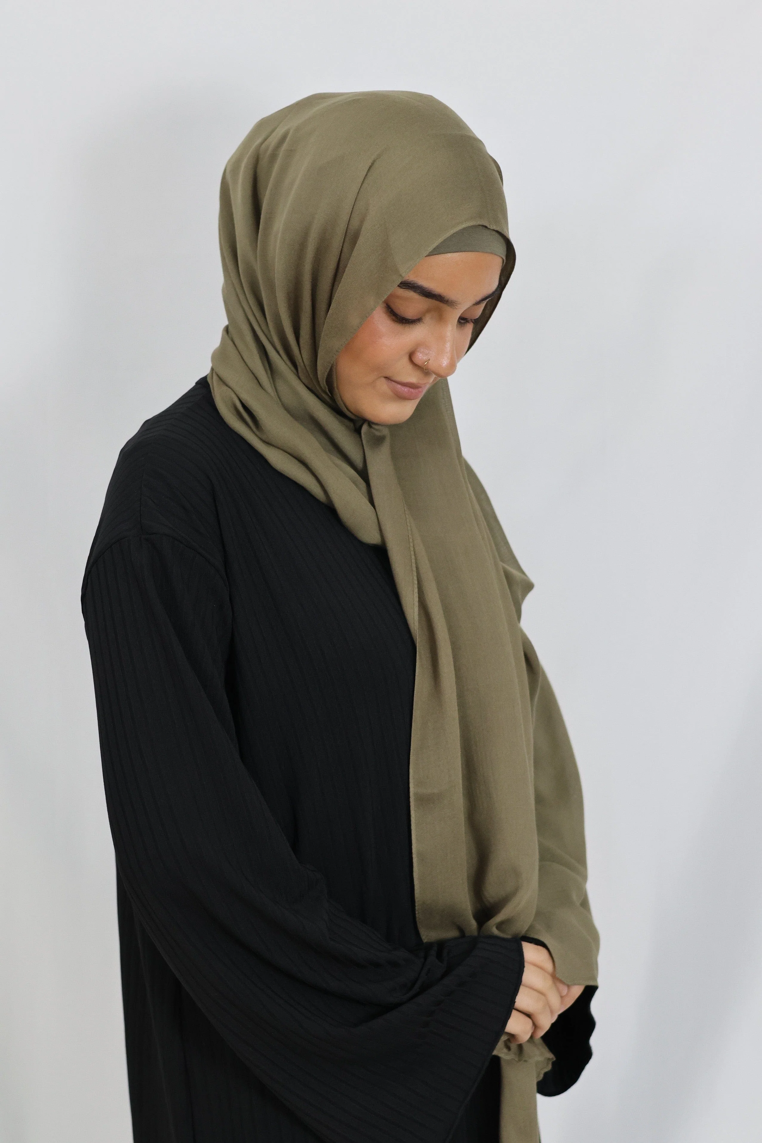 Matchende Luxe ECO Modal Sæt (Dusty Olive) - Image 10