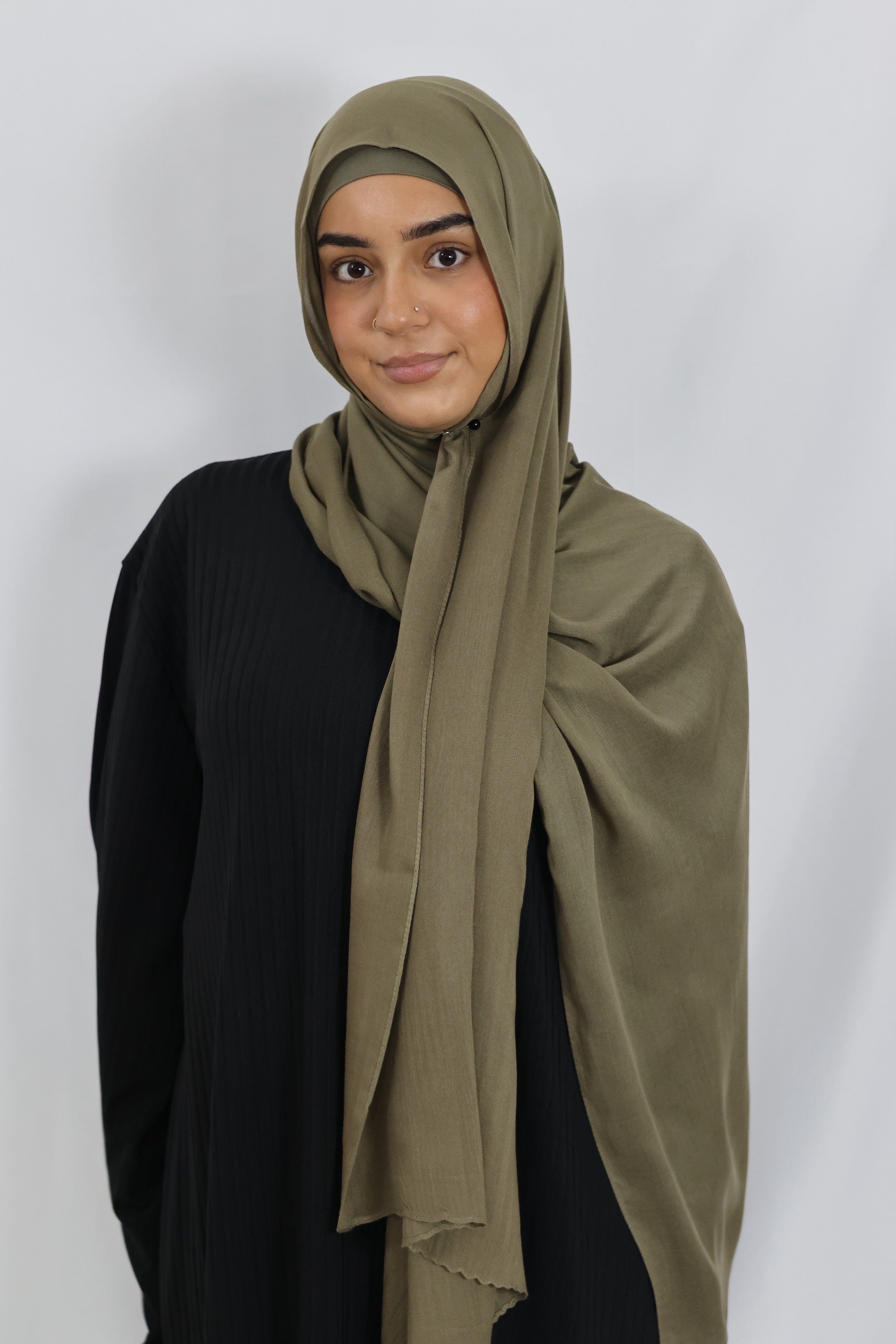 Matchende Luxe ECO Modal Sæt (Dusty Olive) - Image 2