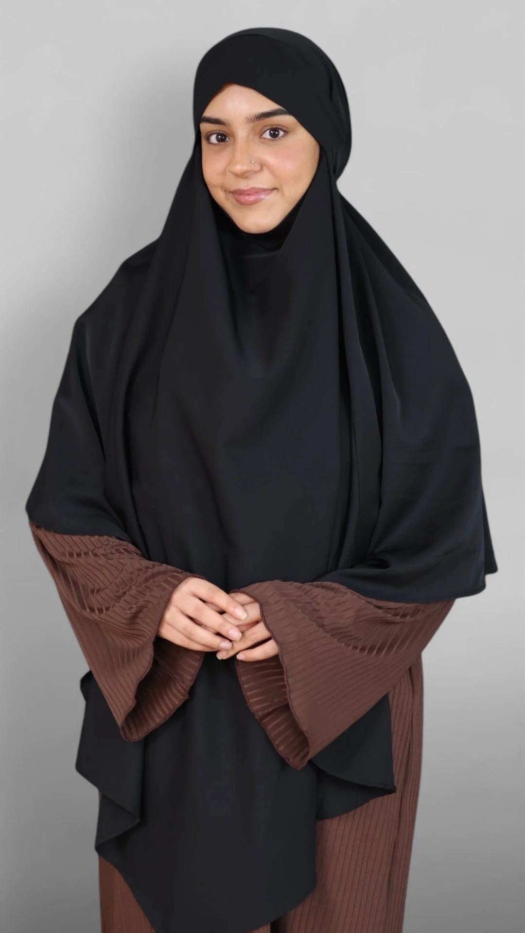 Nidha Tie-back Khimar (Sort) - Image 11