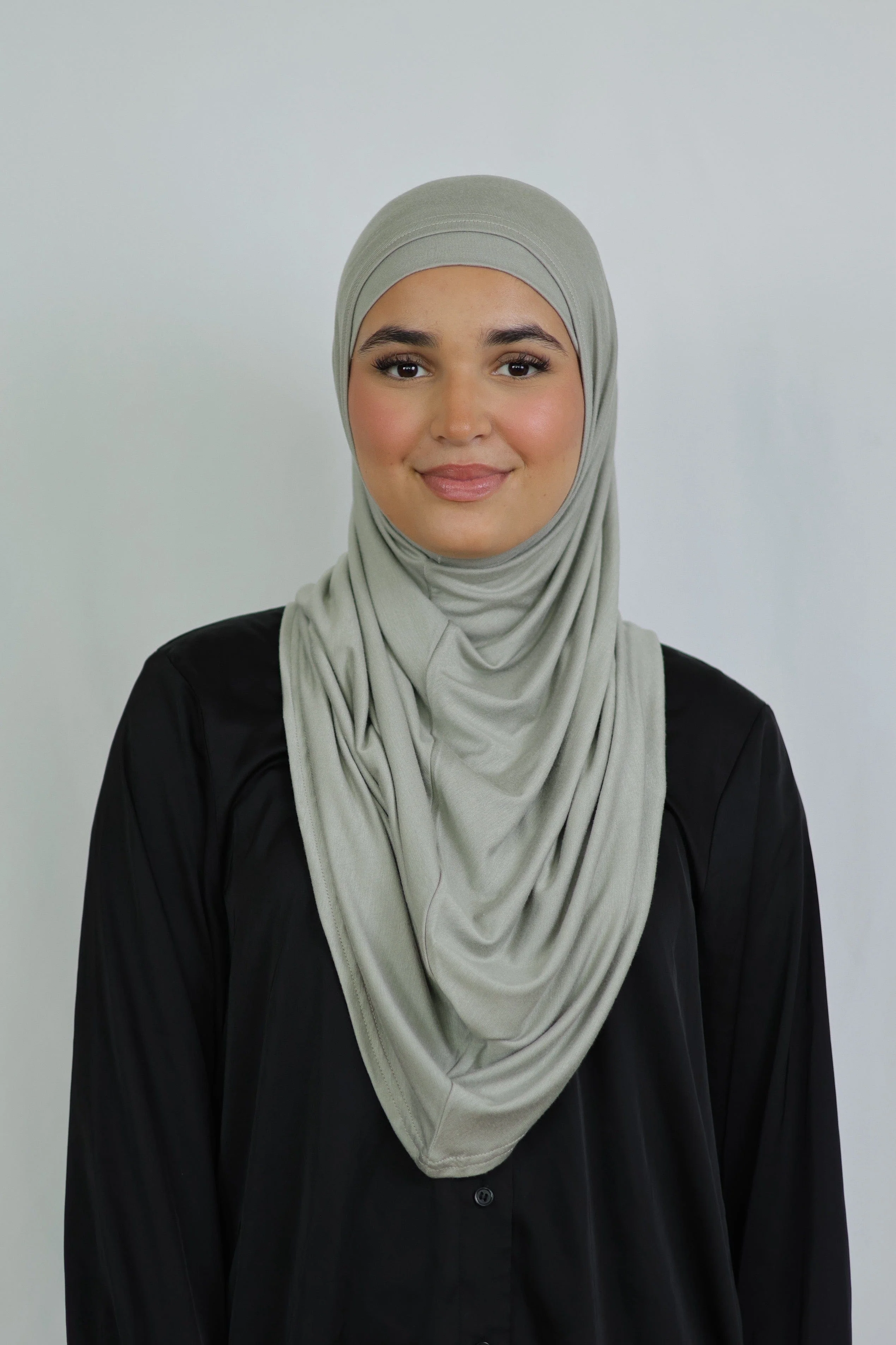 Premium Jersey Instant Khimar (Laurel) - Image 2