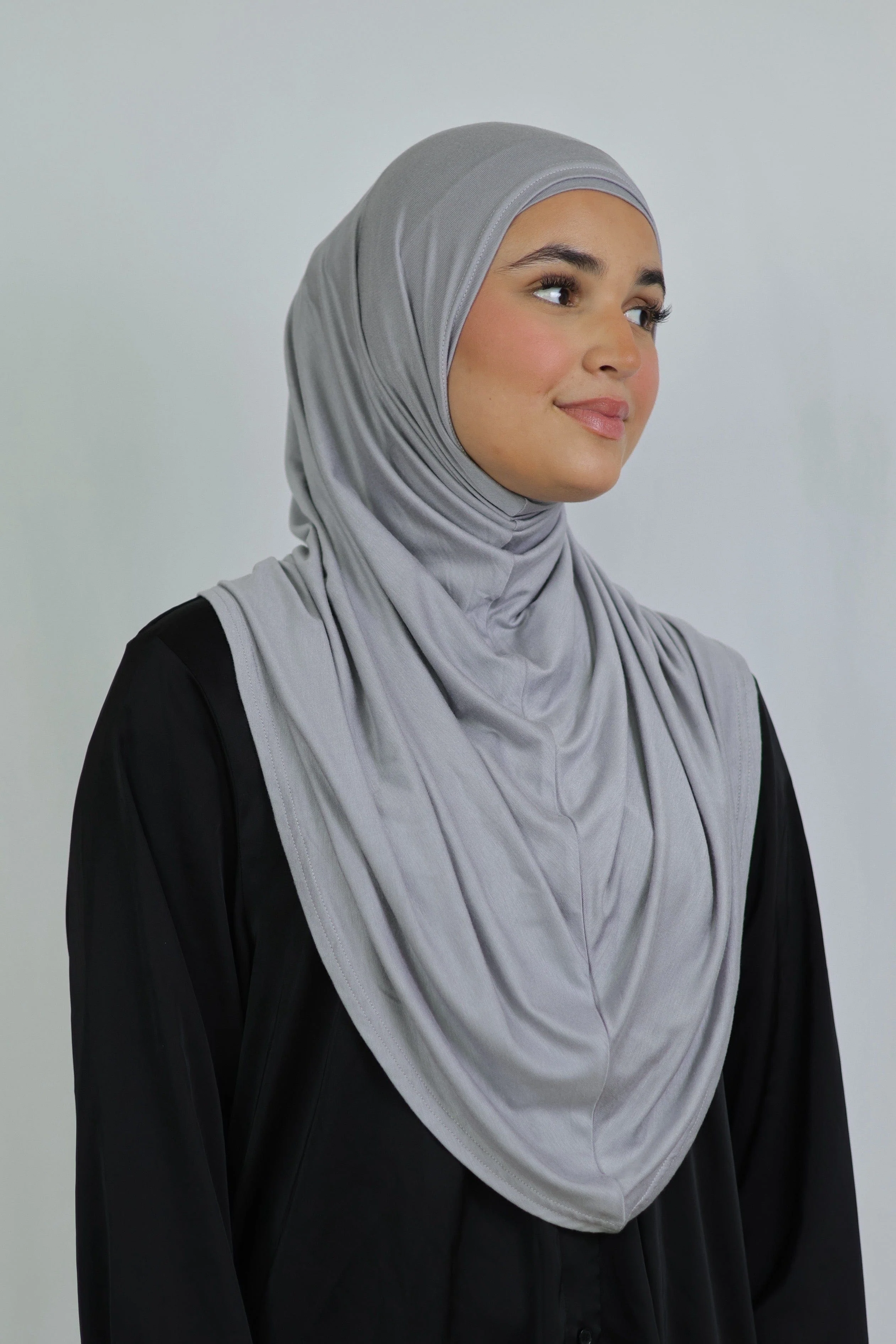 Premium Jersey Instant Khimar (Shadow) - Image 5
