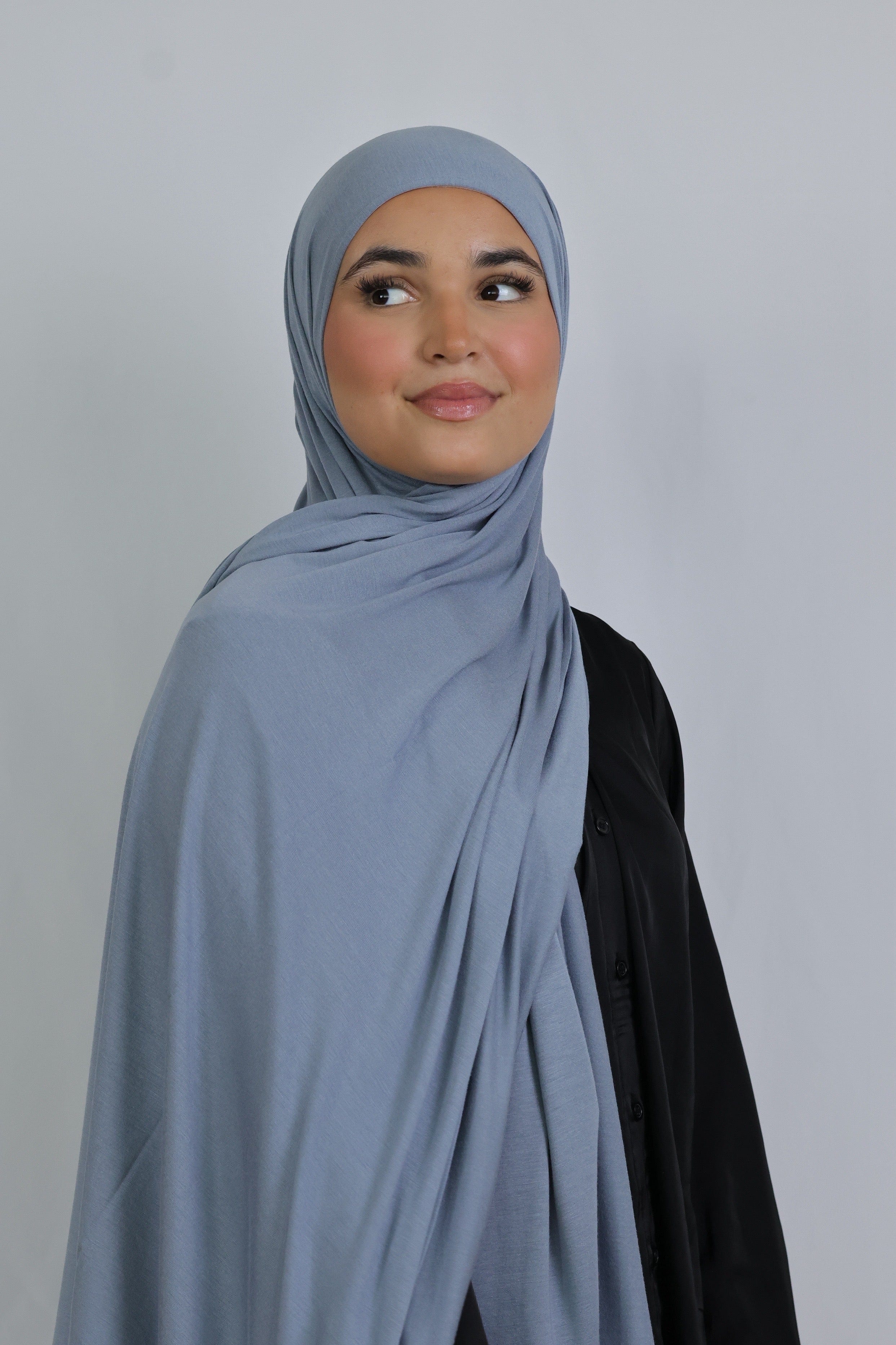 Premium Plain Jersey (Dusty Blue) - Image 3