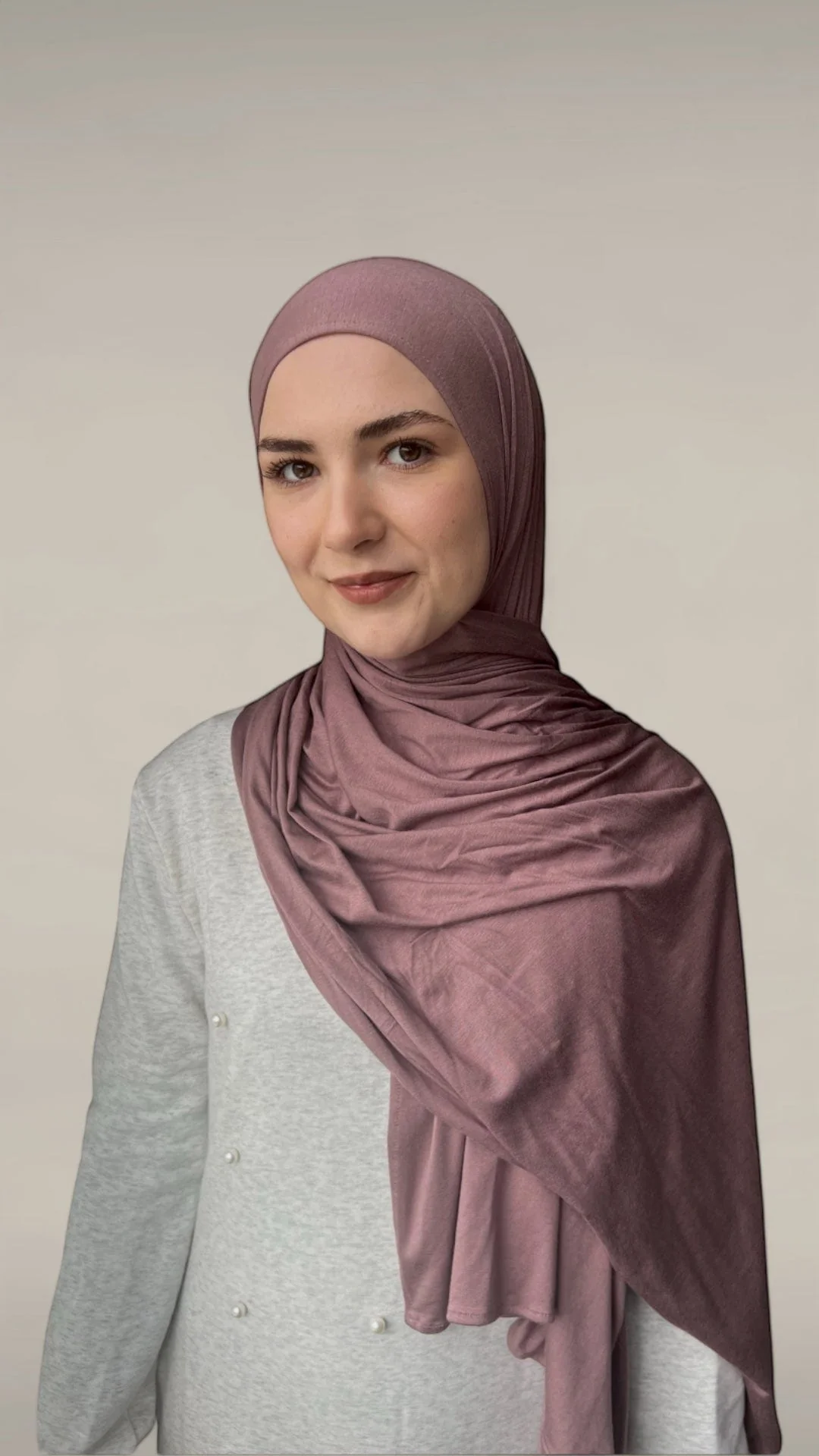 Premium Plain Jersey (Dusty Rosa)