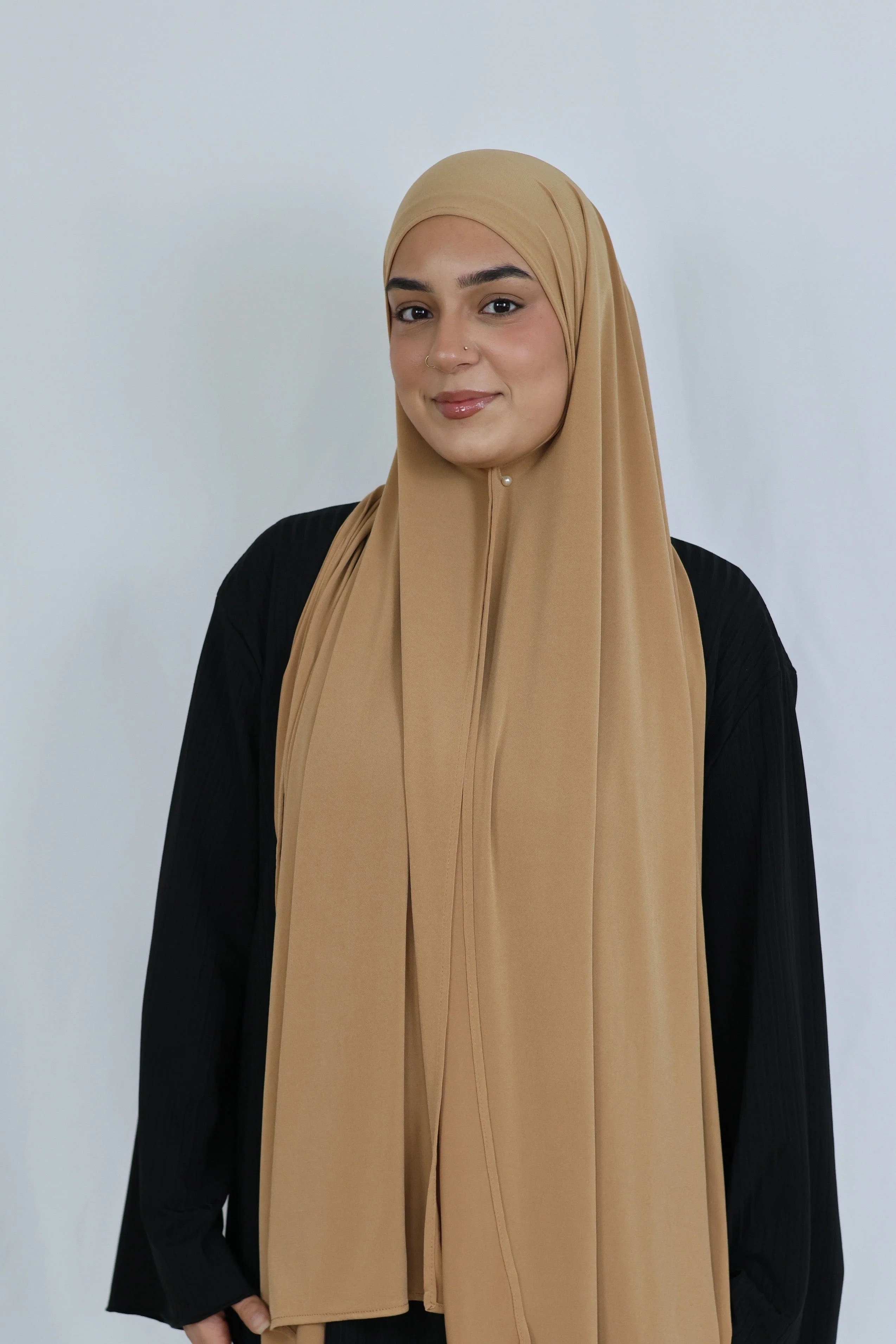 Refined Plain Liquid Jersey (Sahara)