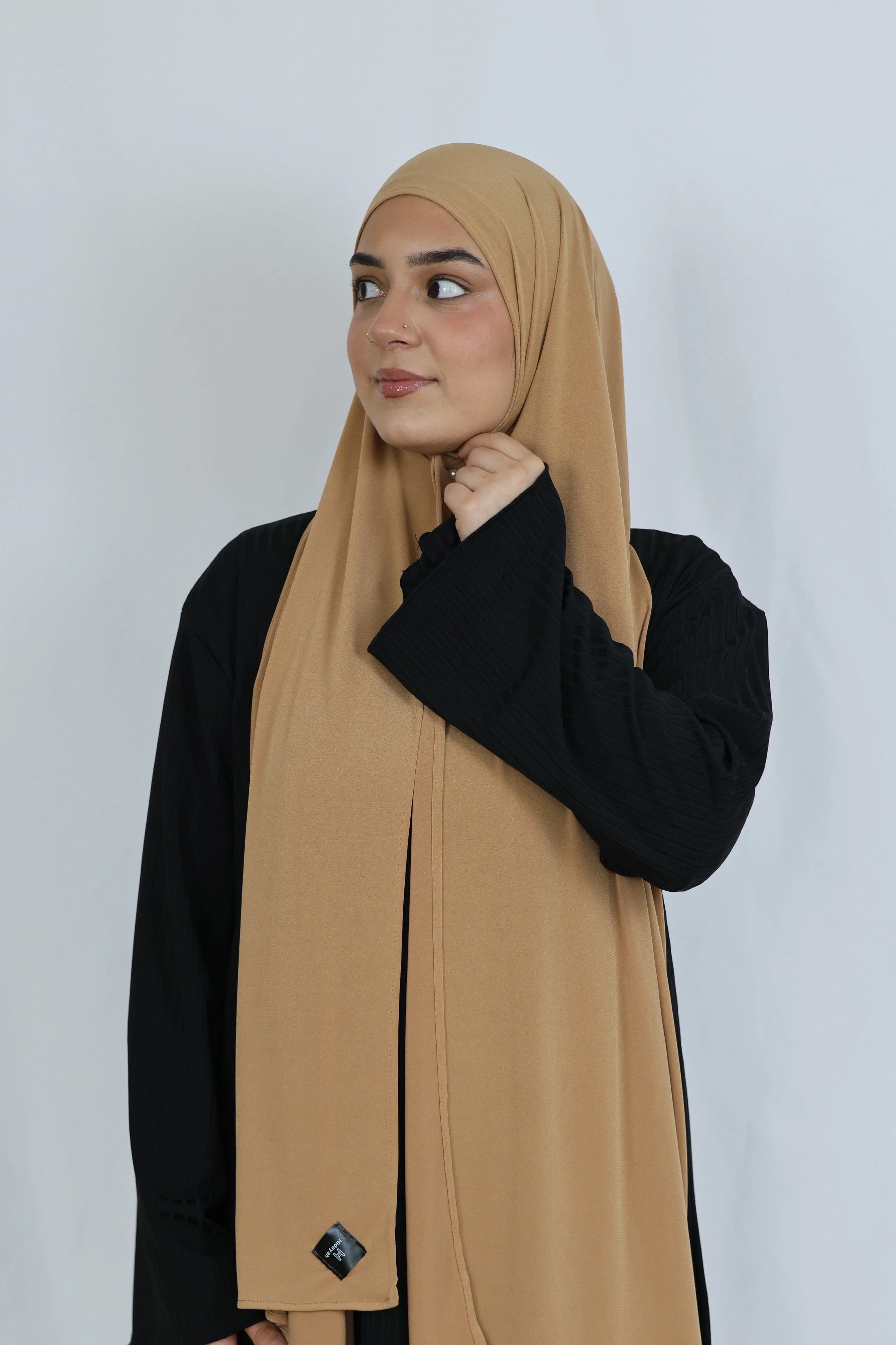 Refined Plain Liquid Jersey (Sahara) - Image 2