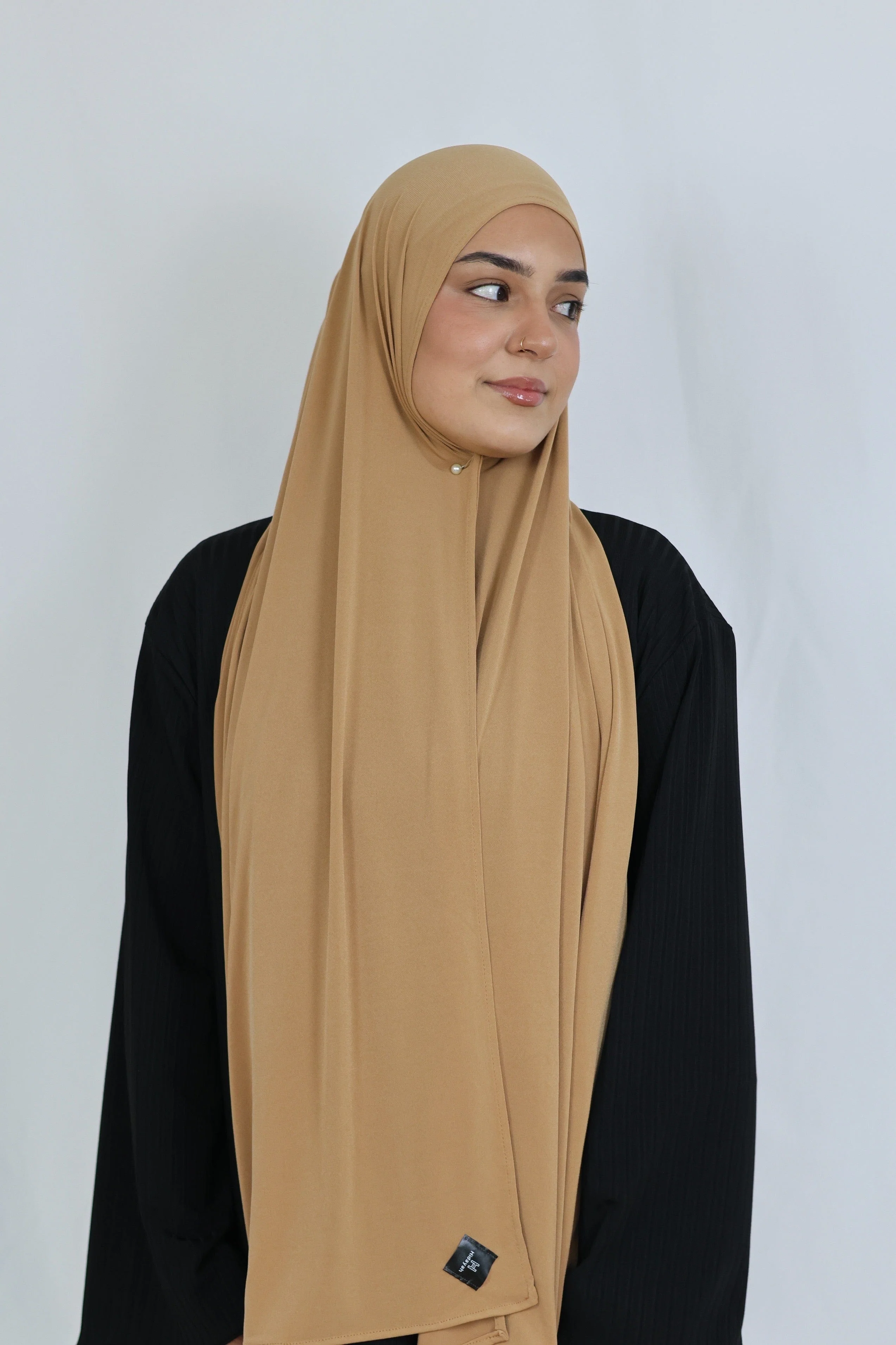Refined Plain Liquid Jersey (Sahara) - Image 5