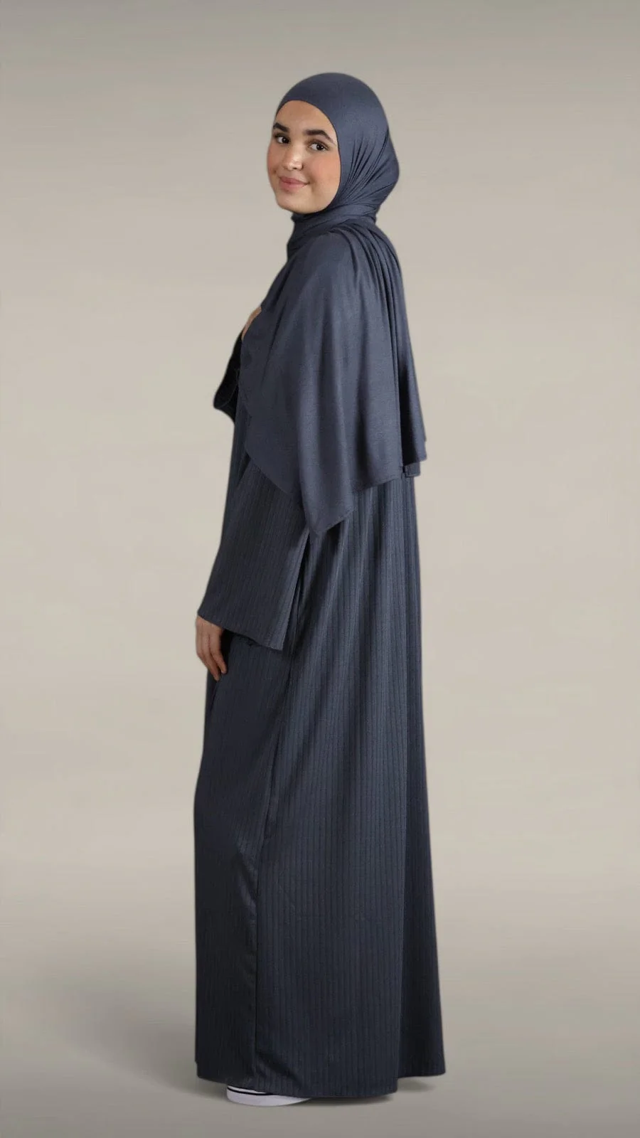 Unika Ripped Abaya (Storm) - Image 3